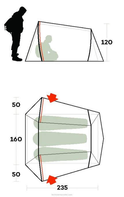 unissexFerrino barraca lightent 3 pro NB8Z465