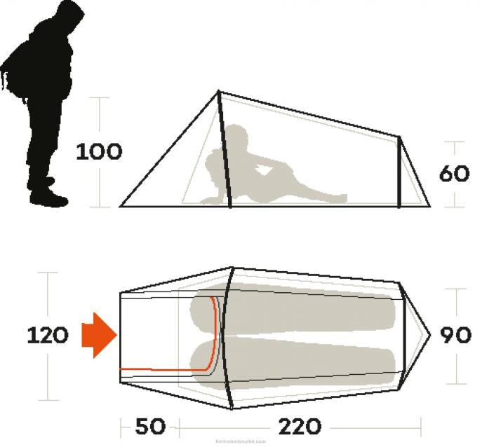 unissexFerrino eslinga de tenda 2 NB8Z480