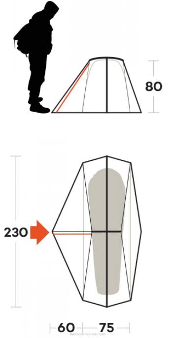 unissexFerrino grão de tenda 1 fr NB8Z457
