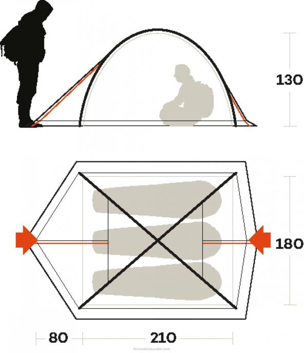unissexFerrino tenda kalahari 3 NB8Z485
