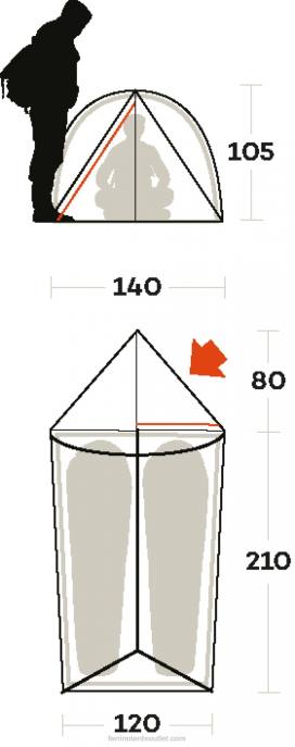 unissexFerrino tenda manaslu 2 NB8Z453