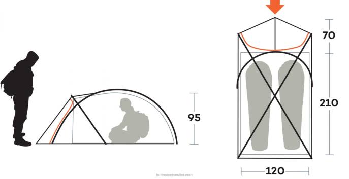 unissexFerrino tenda namika 2 NB8Z452