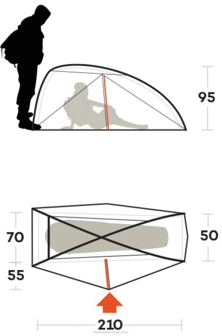 unissexFerrino tenda nemesi 1 pro NB8Z469
