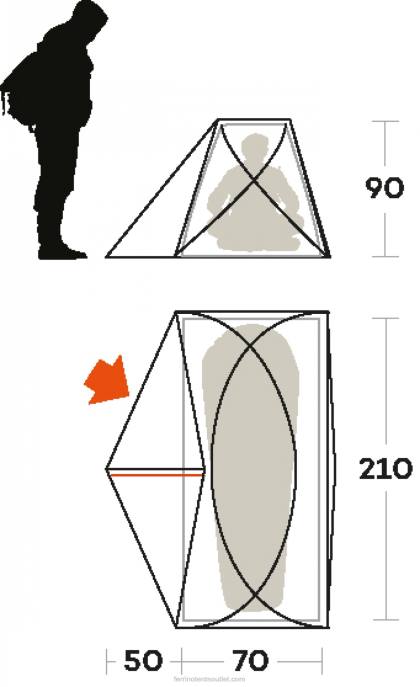 unissexFerrino tenda solo NB8Z451