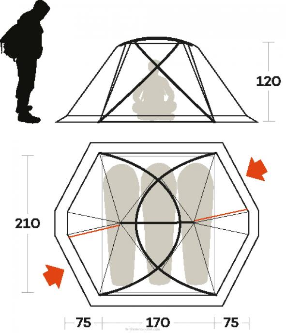 unissexFerrino tenda svalbard 3.0 NB8Z455