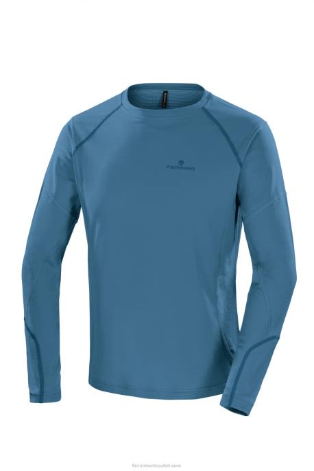 homens azul eneovado Ferrino camiseta weisshorn man misty blue NB8Z165