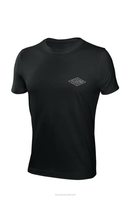 homens preto Ferrino retrô t homem preto NB8Z183