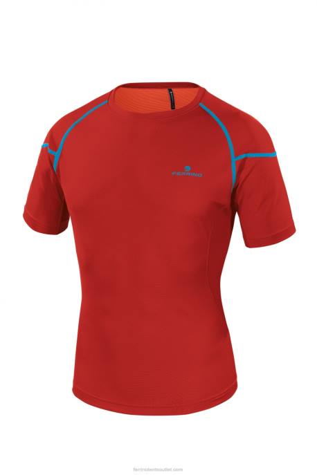 homens vermelho escuro Ferrino camiseta kasai homem vermelho escuro NB8Z174