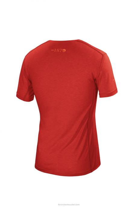 homens vermelho escuro Ferrino camiseta yoho homem vermelho escuro NB8Z178