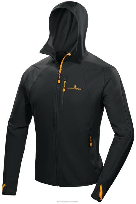 homens preto Ferrino rozes jaqueta homem preto NB8Z155